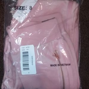 2 Brand New Girls Justice Pants with shirt